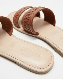 Human Premium Dels Slides Tan -Sandals Sales Shop http3A2F2Fstatic.theiconic.com .au2Fp2Fhuman premium 4795 2649631 3