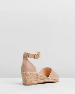 Human Premium Helene Leather Wedge Heels Nude -Sandals Sales Shop http3A2F2Fstatic.theiconic.com .au2Fp2Fhuman premium 6833 432309 3
