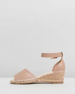 Human Premium Helene Leather Wedge Heels Nude -Sandals Sales Shop http3A2F2Fstatic.theiconic.com .au2Fp2Fhuman premium 6833 432309 4