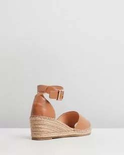 Human Premium Helene Leather Wedge Heels Tan -Sandals Sales Shop http3A2F2Fstatic.theiconic.com .au2Fp2Fhuman premium 8286 893427 3