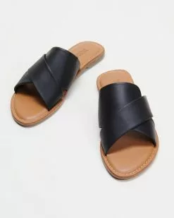 Human Premium Edit Sandals Black