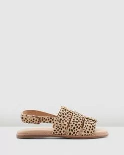 Hush Puppies Paloma Tan Spotted Leopard