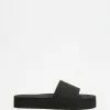 Indosole PLATFORM Slides Black