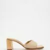 JAMES | SMITH Bellagio Sandals - ICONIC Exclusive Nude Light Heel