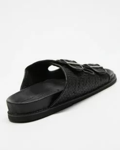 JAMES | SMITH Sardinia Slides Black Woven -Sandals Sales Shop http3A2F2Fstatic.theiconic.com .au2Fp2Fjames smith 7328 0337621 5