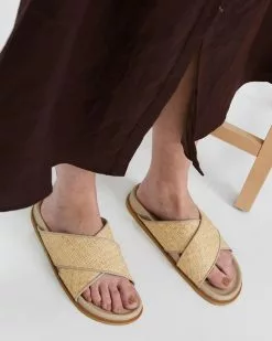 JAMES | SMITH La Sponda Slides Woven -Sandals Sales Shop http3A2F2Fstatic.theiconic.com .au2Fp2Fjames smith 7347 5337621 2