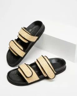 JAMES | SMITH Izano Slides Woven Two-Tone