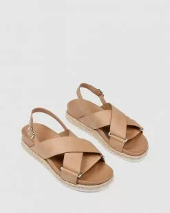 Jo Mercer Miles Flat Espadrille Sandals NATURAL LEATHER -Sandals Sales Shop http3A2F2Fstatic.theiconic.com .au2Fp2Fjo mercer 2137 1066441 5