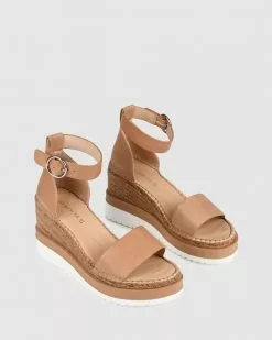Jo Mercer Klume Mid Heel Wedge Espadrilles TAN LEATHER -Sandals Sales Shop http3A2F2Fstatic.theiconic.com .au2Fp2Fjo mercer 2465 5066441 6
