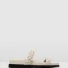 Jo Mercer Volt Low Sandals BONE LEATHER
