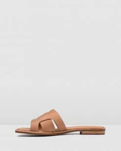 Jo Mercer Tara Flat Slides TAN LEATHER -Sandals Sales Shop http3A2F2Fstatic.theiconic.com .au2Fp2Fjo mercer 4887 7145521 4