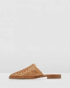 Jo Mercer Weaver Casual Flats Tan Leather -Sandals Sales Shop http3A2F2Fstatic.theiconic.com .au2Fp2Fjo mercer 5254 8335801 3
