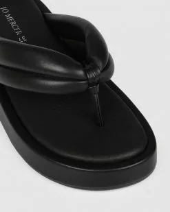 Jo Mercer Dion Low Sandals BLACK LEATHER -Sandals Sales Shop http3A2F2Fstatic.theiconic.com .au2Fp2Fjo mercer 6952 8848051 5