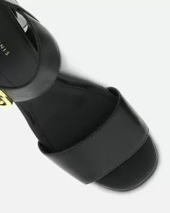 LAUREN MARINIS Anna Black Leather -Sandals Sales Shop http3A2F2Fstatic.theiconic.com .au2Fp2Flauren marinis 3417 280246 3