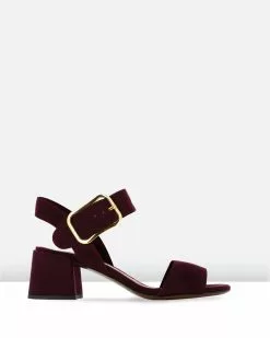 LAUREN MARINIS Anna Burgundy Suede