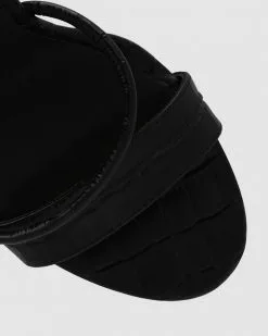 LAUREN MARINIS Annie Black Croc -Sandals Sales Shop http3A2F2Fstatic.theiconic.com .au2Fp2Flauren marinis 7927 580069 3