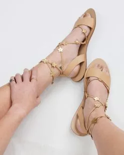 Loeffler Randall Starla Wheat/Gold Vachetta