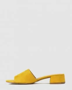 Los Cabos Zayne Yellow Microfibre -Sandals Sales Shop http3A2F2Fstatic.theiconic.com .au2Fp2Flos cabos 1101 1342441 4