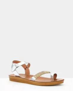 Los Cabos Brenna Silver -Sandals Sales Shop http3A2F2Fstatic.theiconic.com .au2Fp2Flos cabos 1624 679617 3