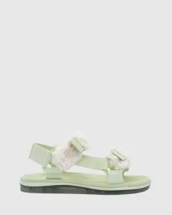 Melissa Papete Fluffy + Rider Light Green