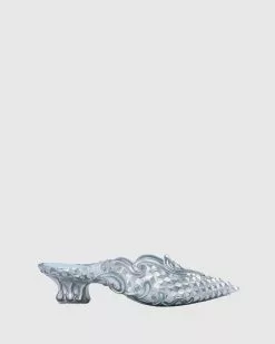 Melissa + Y/PROJECT Court Shoe Silver Blue