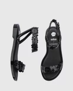 Melissa ＋ VIKTOR & ROLF Wave Blossom Black -Sandals Sales Shop http3A2F2Fstatic.theiconic.com .au2Fp2Fmelissa 8871 0061051 5