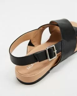 Mia Vita Marvel Flat Sandal Black -Sandals Sales Shop http3A2F2Fstatic.theiconic.com .au2Fp2Fmia vita 1209 5331041 3