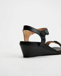 Mia Vita Nadia Wedge Sandal Black -Sandals Sales Shop http3A2F2Fstatic.theiconic.com .au2Fp2Fmia vita 1231 0331041 3