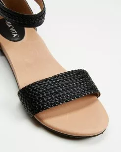 Mia Vita Moira Flat Sandal Black -Sandals Sales Shop http3A2F2Fstatic.theiconic.com .au2Fp2Fmia vita 1240 7721041 2