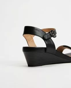 Mia Vita Nelly Wedge Sandal Black -Sandals Sales Shop http3A2F2Fstatic.theiconic.com .au2Fp2Fmia vita 1287 1821041 3