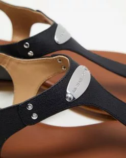 Michael Kors Logo Plated Thong Sandals Black -Sandals Sales Shop http3A2F2Fstatic.theiconic.com .au2Fp2Fmichael kors 2515 8305041 3