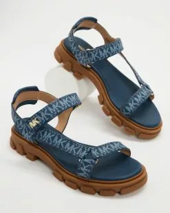 Michael Kors Ridley Sandals - Women's Dark Denim -Sandals Sales Shop http3A2F2Fstatic.theiconic.com .au2Fp2Fmichael kors 3035 1305041 2