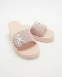 Michael Kors MK Platform Slides - Women's Soft Pink