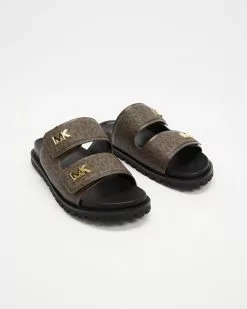 Michael Kors Stark Slides - Women's Brown