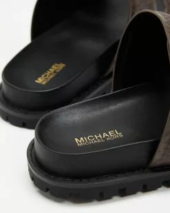 Michael Kors Stark Slides - Women's Brown -Sandals Sales Shop http3A2F2Fstatic.theiconic.com .au2Fp2Fmichael kors 3120 6305041 3