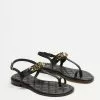 Michael Kors Blaine Flat Sandals - Women's Black
