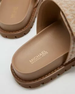 Michael Kors Stark Slides - Women's Camel -Sandals Sales Shop http3A2F2Fstatic.theiconic.com .au2Fp2Fmichael kors 5671 0060941 3