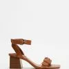 M.N.G More Sandals Medium Brown