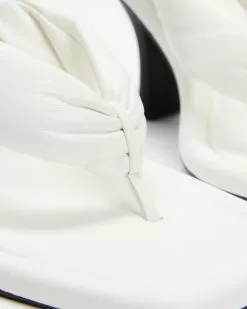 M.N.G Quilted Heeled Leather Sandals White -Sandals Sales Shop http3A2F2Fstatic.theiconic.com .au2Fp2Fmng 4545 9809921 3