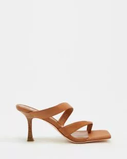 Mollini Whispi Heels Dark Tan