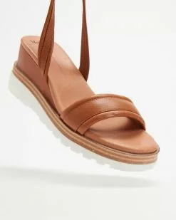 Mollini Bajtstar Wedge Sandals Dark Tan & White Sole -Sandals Sales Shop http3A2F2Fstatic.theiconic.com .au2Fp2Fmollini 4040 3622131 2