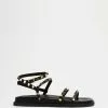 Mollini Haylora Sandals Black & Gold