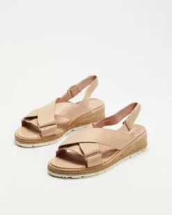 Mollini Barely Wedge Sandals Dark Nude -Sandals Sales Shop http3A2F2Fstatic.theiconic.com .au2Fp2Fmollini 6435 7622131 4