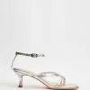 Mollini Dene Sandal Heels Silver