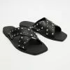 Mollini Salts Sandals Black Leather