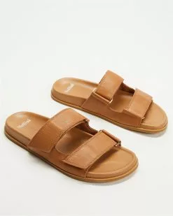 Mollini Hermon Sandals Dark Tan