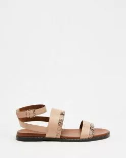 Naturalizer Kelsie Ankle Strap Sandal Barely Nude