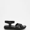Naturalizer Lily Ankle Strap Sandal Black