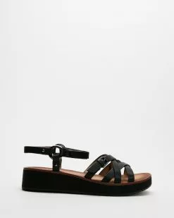 Naturalizer Georgette Platform Sandals Black
