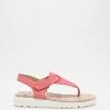 Naturalizer Lincoln Backstrap Sandals Coral